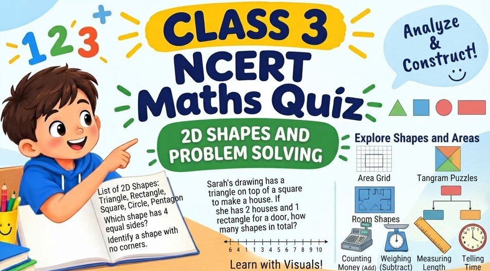 Class 3 Maths - 2D Shapes and Problem-Solving
