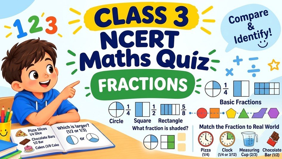 NCERT Class 3 maths fractions