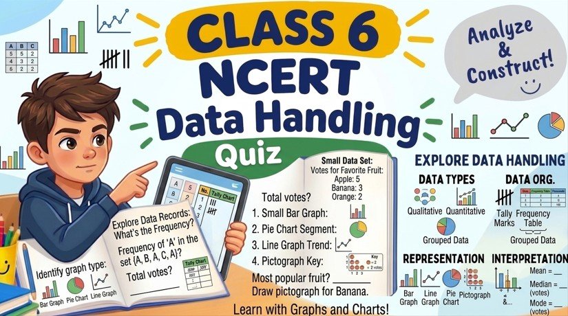 60 Important Class 6 Maths Quiz - Data Handling Class 6 Maths Quiz - Data Handling