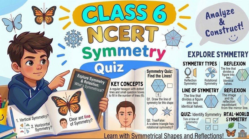 NCERT Class 6 Maths Symmetry Quiz